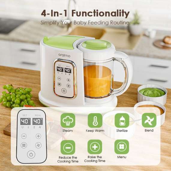 Oraimo SmartBabyFoodMaker 1000ml Baby Food Maker, 5 image