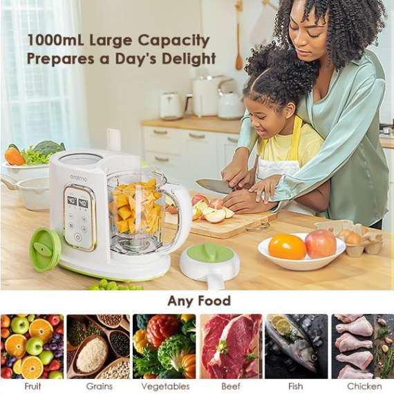 Oraimo SmartBabyFoodMaker 1000ml Baby Food Maker, 9 image