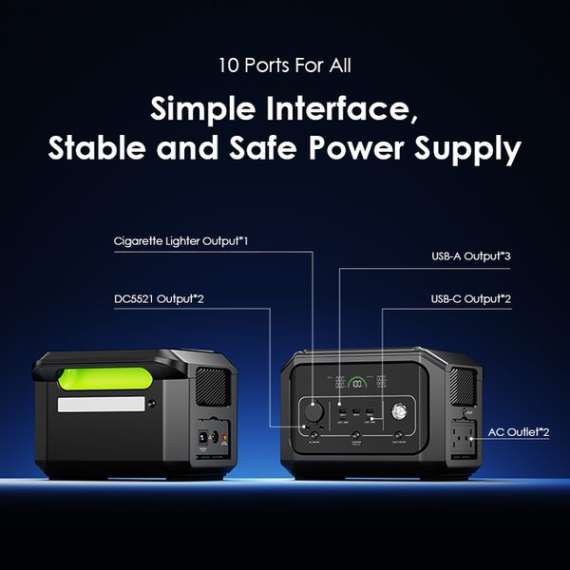 Oraimo Powerstation 600 600W Portable Power Station, 7 image