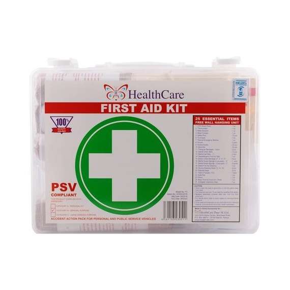 Healthcare Medium Clear First Aid Kit