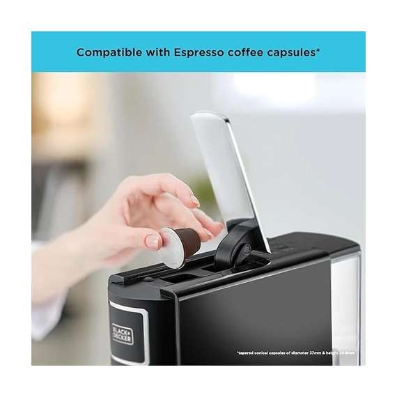 BLACK DECKER CCM100-B5 Capsule Coffee Machine, 4 image