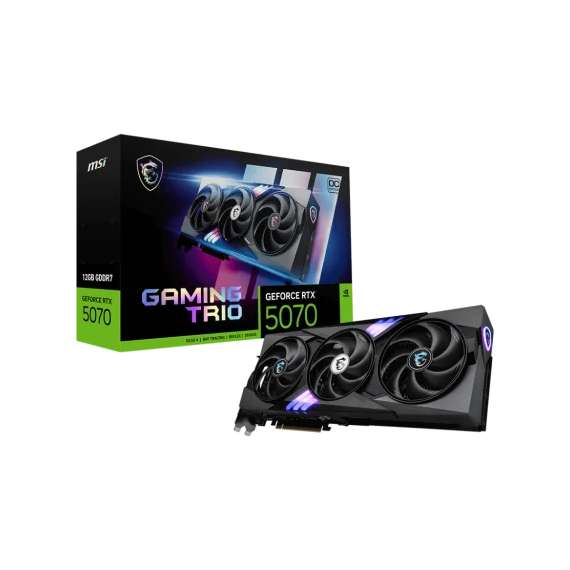 MSI Nvidia GeForce RTX 5070 12GB Trio Graphics Card