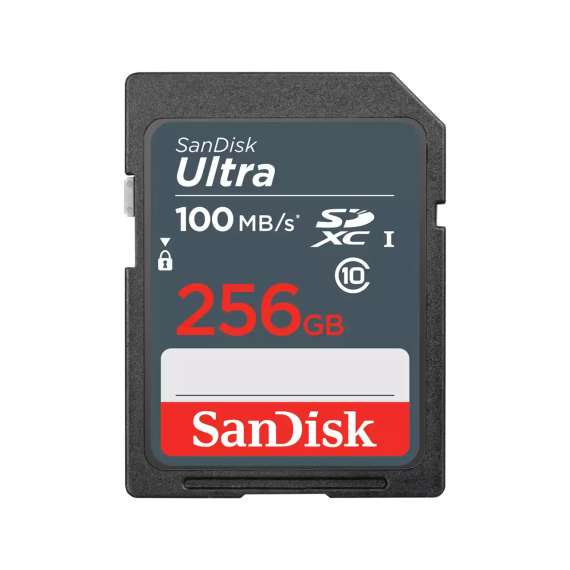 SanDisk Ultra  SDHC and SDXC 256GB Memory Card for Camera