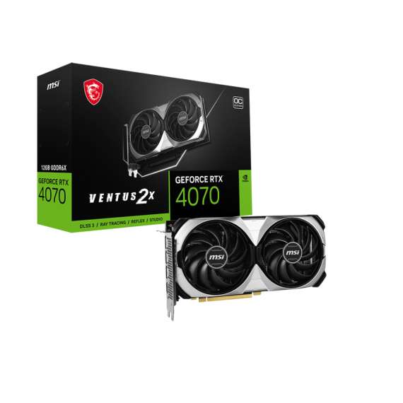 MSI GeForce RTX 4070 VENTUS 2X 12GB Graphics Card