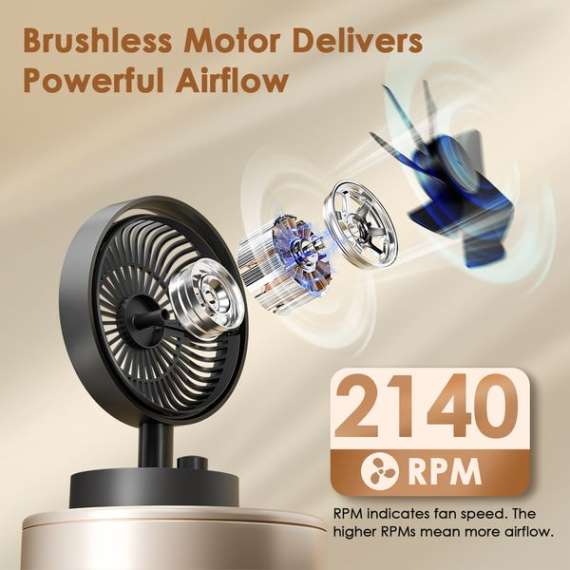 Oraimo SmartTableFan 5W Table Fan, 2 image