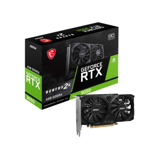 MSI GeForce RTX™ 3050 VENTUS 2X 6G OC Graphics Card