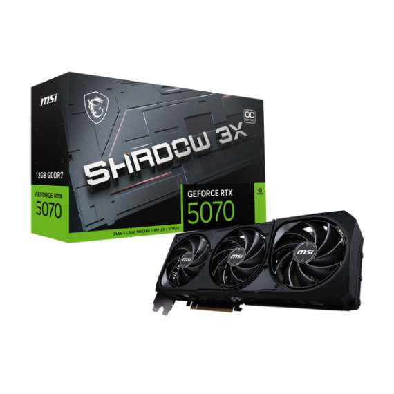MSI GeForce RTX™ 5070 12G SHADOW 3X OC Graphics Card
