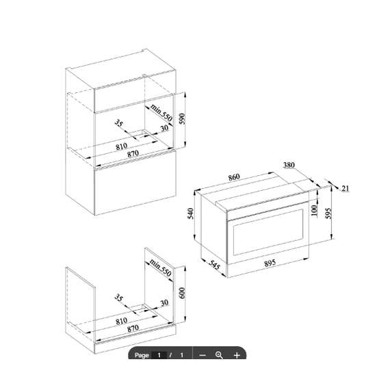 Simfer B9408SERIM 90cm Built-in Oven, 2 image