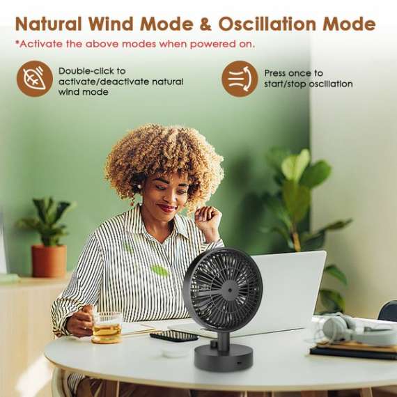 Oraimo SmartTableFan 5W Table Fan, 8 image