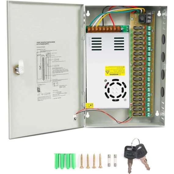 Generic 12V 30 Amp Closed CCTV Power Supply