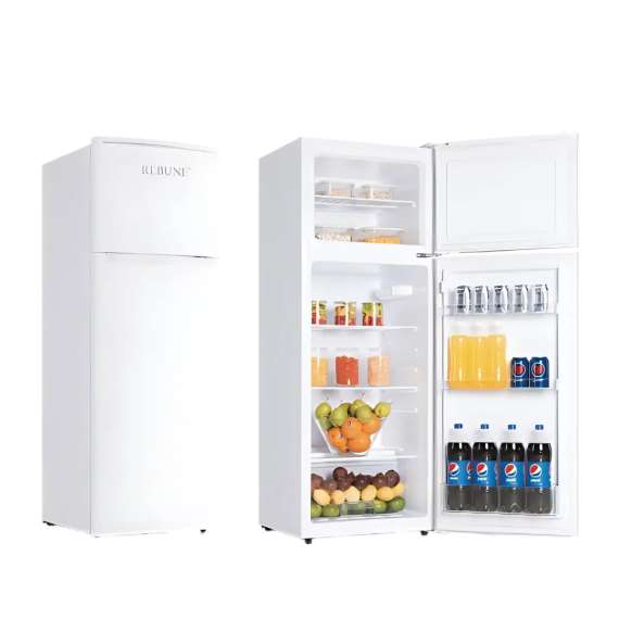 Rebune RE-BCD-118W 118L Double Door Refrigerator
