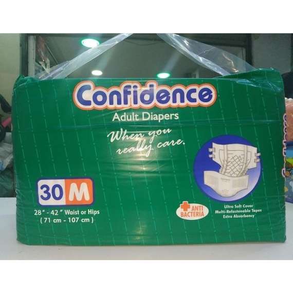 Confidence 30Pack Adult Diapers, Product Size: Medium (M)
