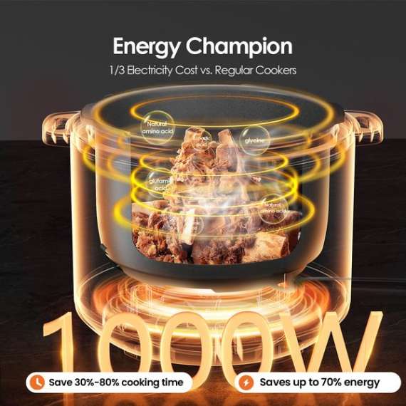 Oraimo TenderPot 6L 1000W Electric Pressure Cooker, 5 image