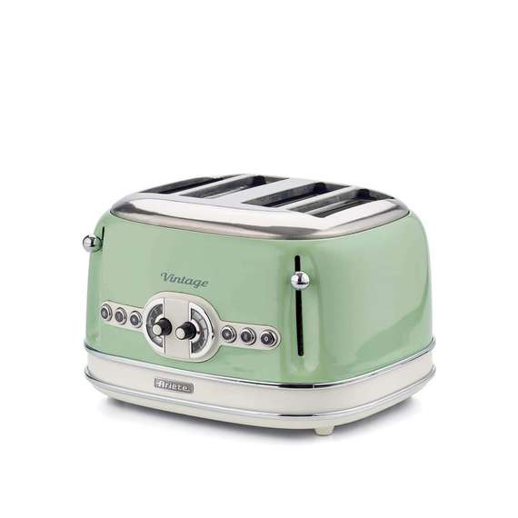 Ariete Vintage 4 Slice 1600W Green Toaster