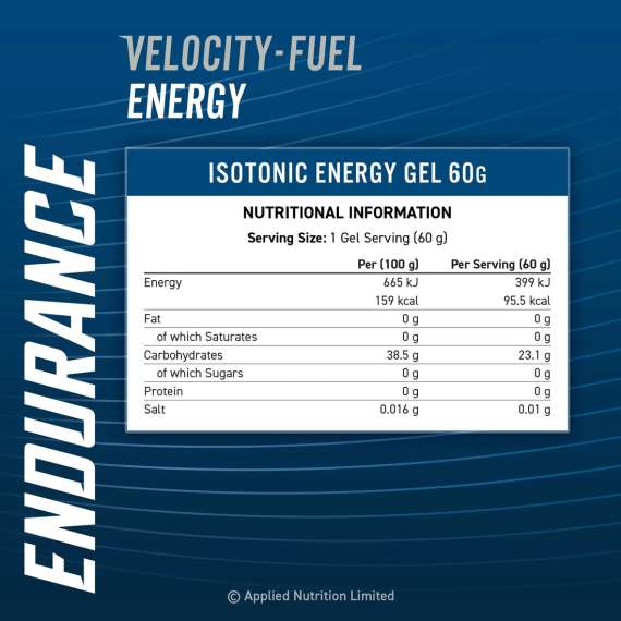 Applied Nutrition 60g Velocity Isotonic 20Pack Energy Gels, 2 image