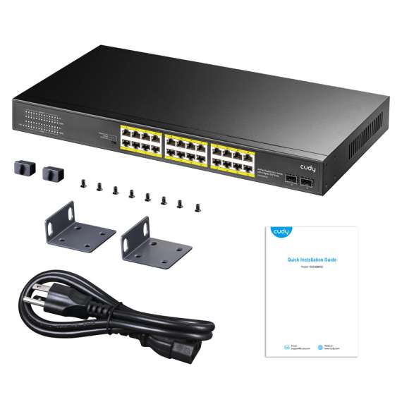 Cudy GS1028PS2 24 Port  Gigabit PoE Switch, 2 image