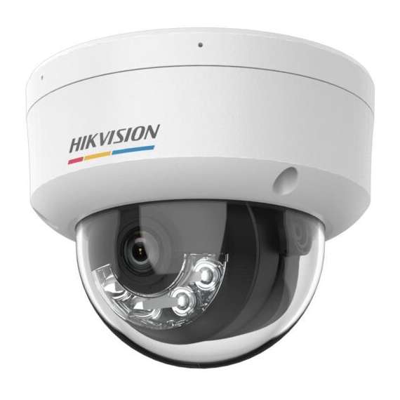 Hikvision - 2 MP ColorVu with Smart Hybrid Light Fixed Dome Network Camera