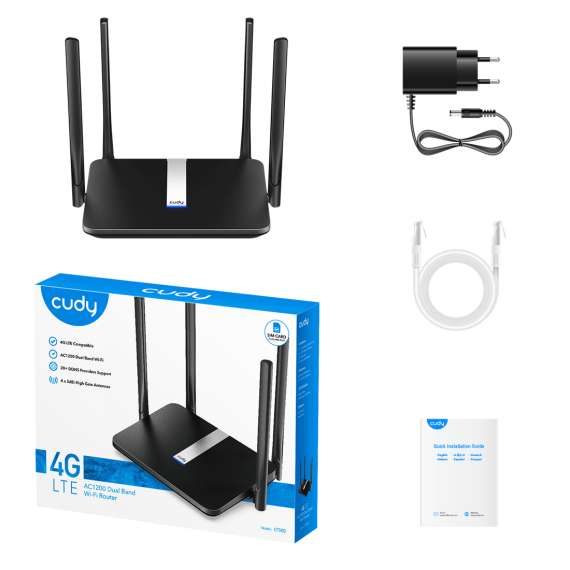 Cudy LT500 4G AC1200 Wi-Fi Router, 3 image