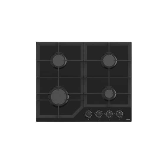 Mika MGH61403FBG 60cm 4 Gas Built-In Gas Hob