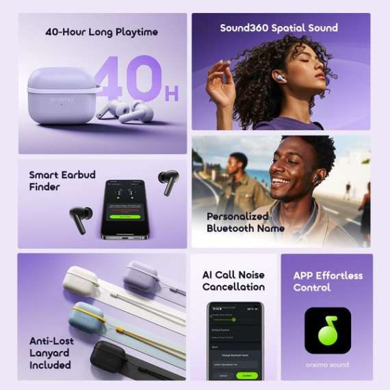 Oraimo SpaceBuds Lite True Wireless Earbuds, 3 image