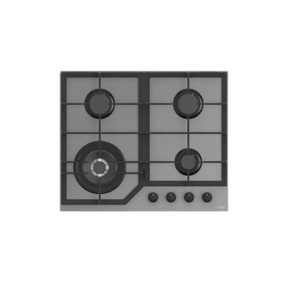 Mika MGH62405FGGW 60cm 4 Gas with WOK Built-In Gas Hob