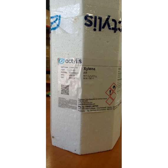 Actylis Finar Xylene AR 2.5Litre Analytical Reagent