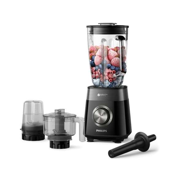 Philips HR3033/00 5000 Series Glass Jar Mill and Chopper 1200W Blender