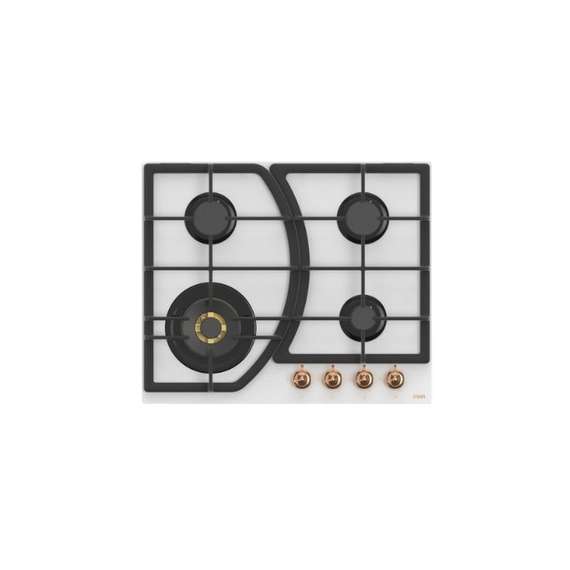 MIKA Built-In 60cm 4 Gas with WOK BRASS SABAF Burner Gas Hob, 2 image