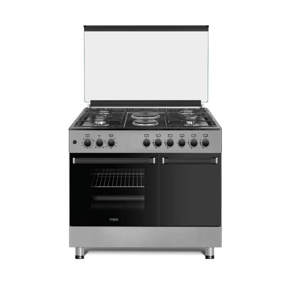 MIKA MST9042EG4SB Standing Cooker