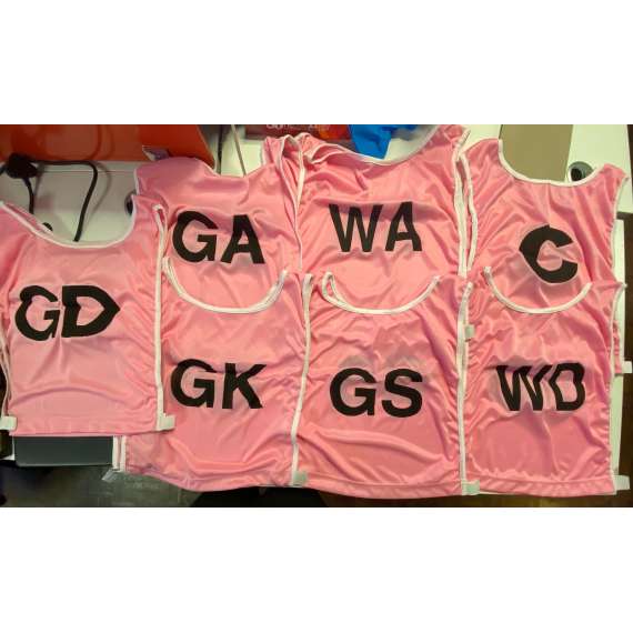 Sparo Set of 7 Netball Bibs