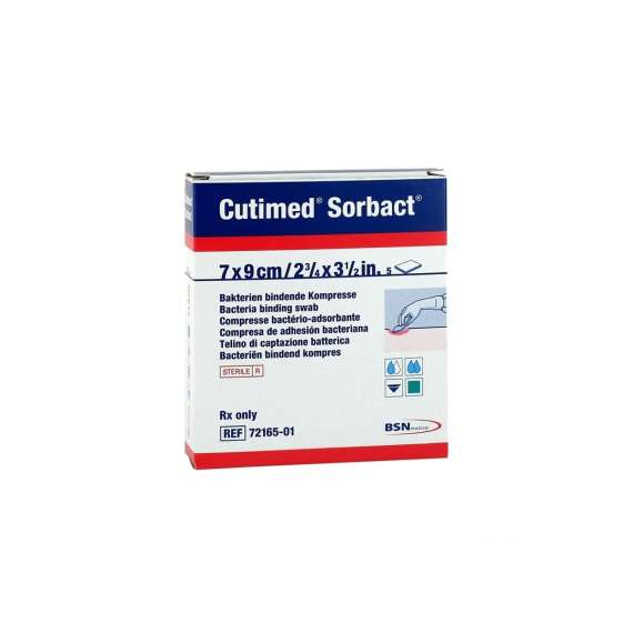Cutimed Sorbact Swab, Size: 7cm by 9cm