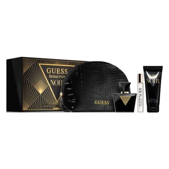 Guess Seductive Noir Edt Four Piece Women Perfume Gift Set