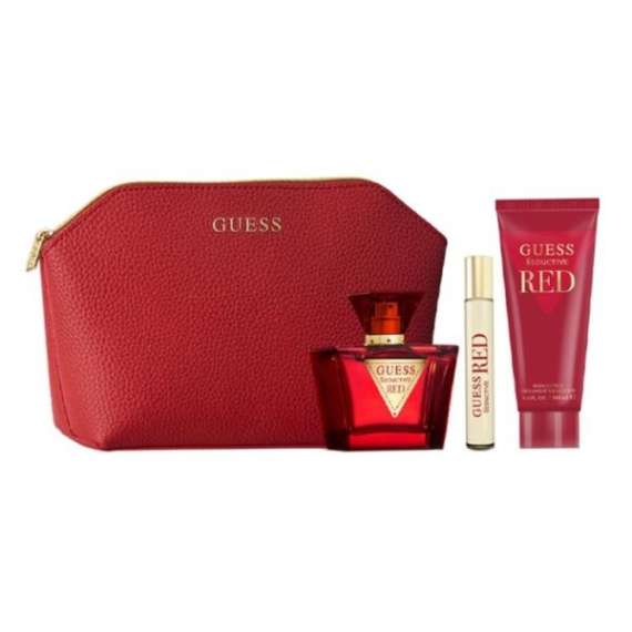 Guess Seductive Red Edt Four Piece Women Perfume Gift Set