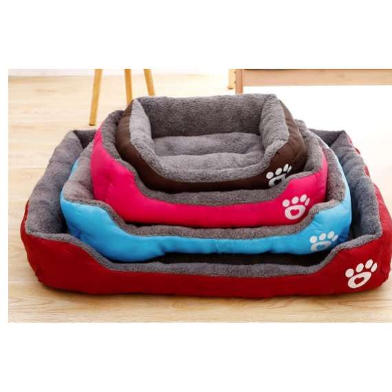 Petstar Comfy Fleece Cat and Dog Bed, Size: Medium