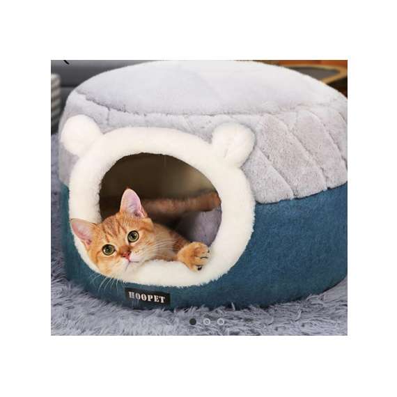 Hoopet Holiday Enclosed Cat and puppy Bed House