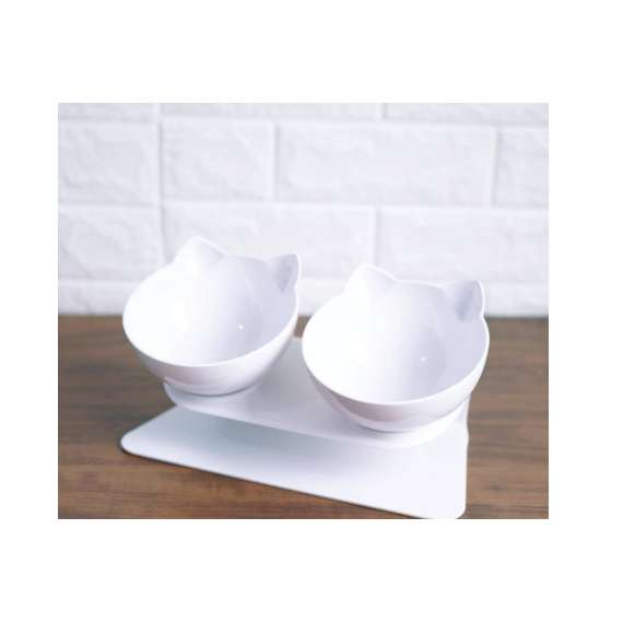 Elevated Anti-slip bottom Cat Food Bowl