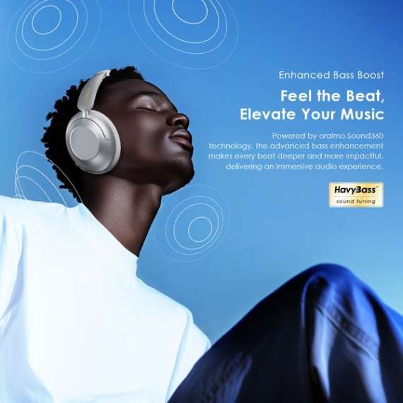 Oraimo BoomPop Pro ANC Over Ear Headphones, 6 image