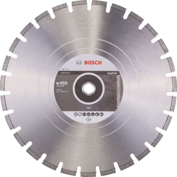 Bosch Asphalt Diamond Cutting Disc, Disc Size: 14.0"