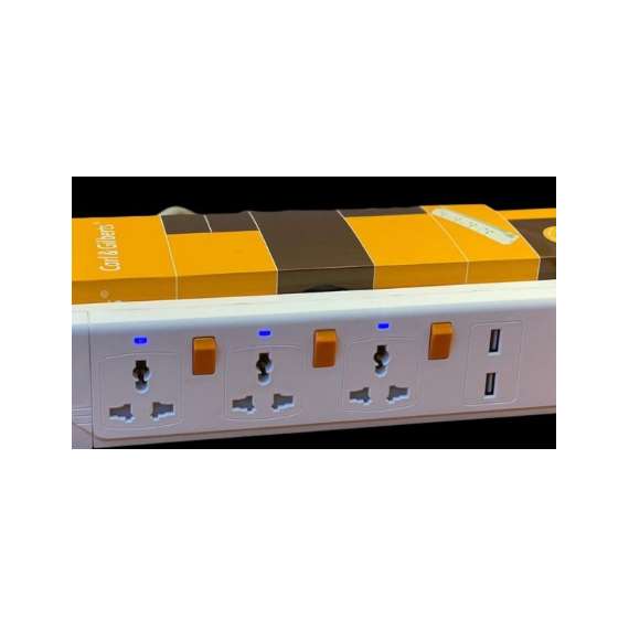 Carl and gilbert 3 Way Power Extension with USB