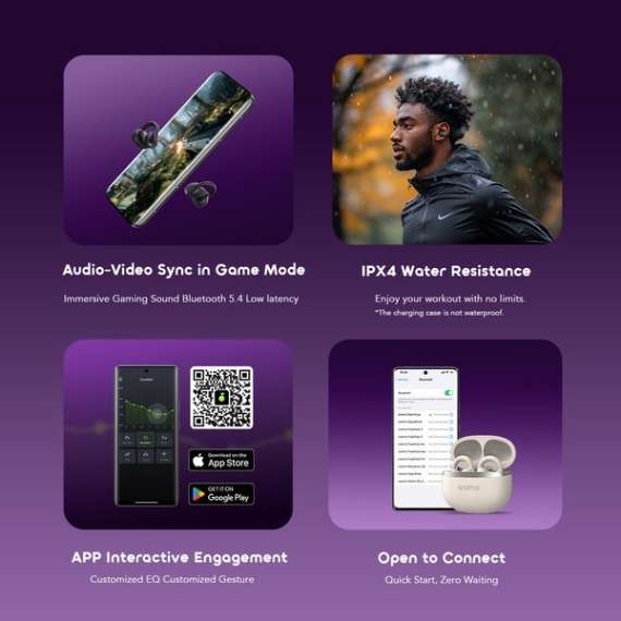 Oraimo OpenSnap Clip-On True Wireless Earbuds, 12 image