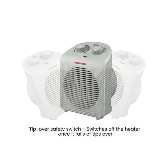 MIKA 1000W-2000W Fan Heater, 3 image