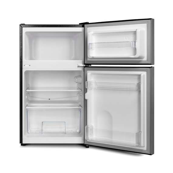 MIKA 2 Door Top Mount Freezer Defrost 86L Fridge, 2 image