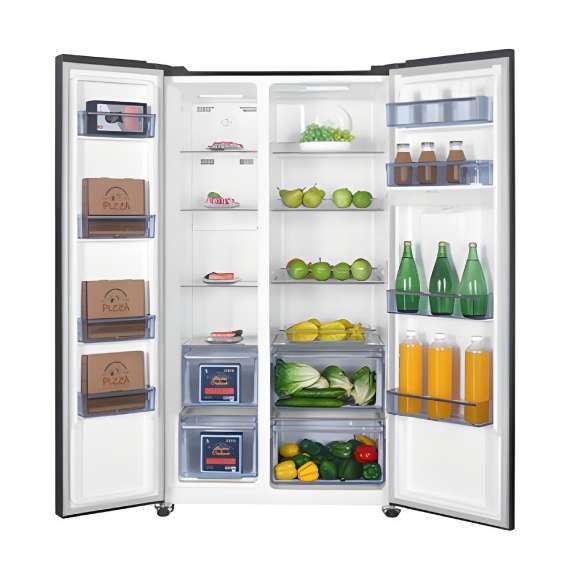 MIKA 2 Door Side By Side No Frost 529L Fridge, 2 image