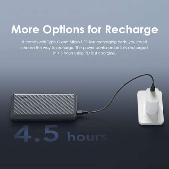 Oraimo Slice Link Pro 22.5W 10000mAh Power Bank, 6 image