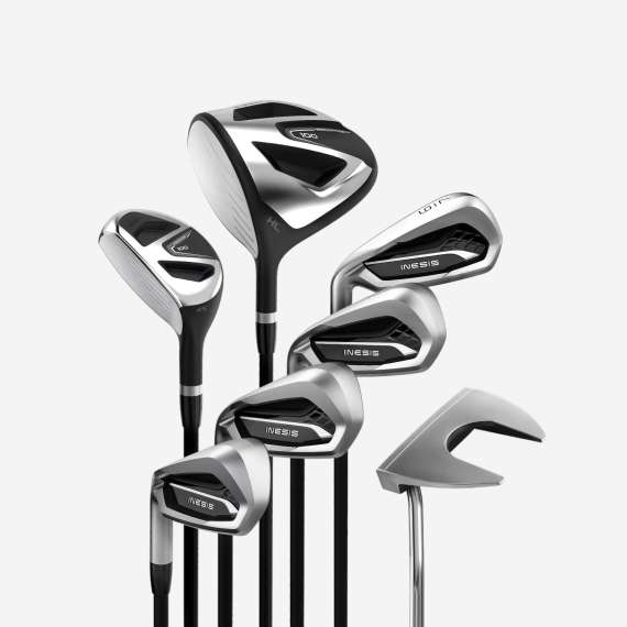 Inesis Adult Left Handed Size2 Graphite 7Clubs Golf Kit