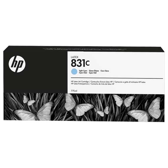 HP 831C Light Cyan Latex Ink Cartridge