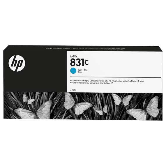 HP 831C Cyan Latex Ink Cartridge