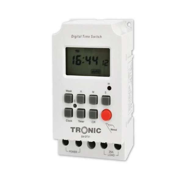 Tronic EM DT31 25Amps Digital Timer Switch