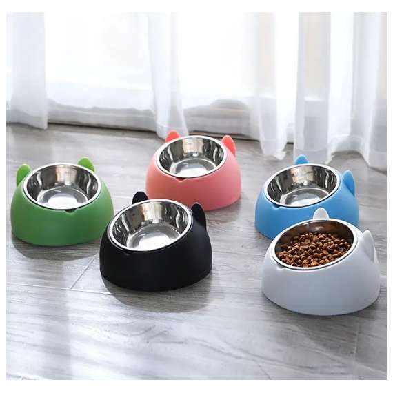 Romeow Tilted Stainless Steel Bowl