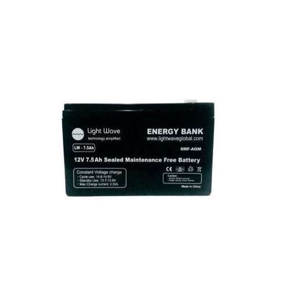 Lightwave 12v 7.5ah Ups Battery